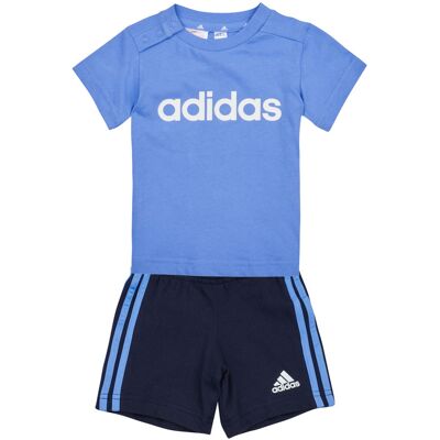 Σετ adidas I LIN CO T SET Μπλέ 12 / 18 mois Σετ adidas I LIN CO T SET Μπλέ 12 / 18 mois