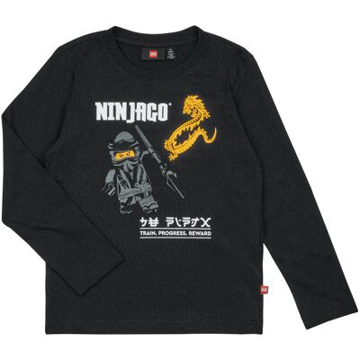 Μπλουζάκια με μακριά μανίκια LEGO Wear LWTAYLOR 624 - T-SHIRT L/S Black 116 cm Μπλουζάκια με μακριά μανίκια LEGO Wear LWTAYLOR 624 - T-SHIRT L/S Black 116 cm