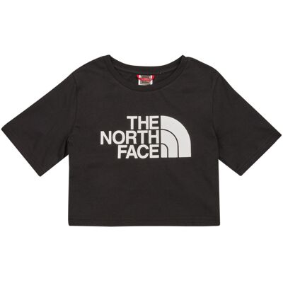 T-shirt με κοντά μανίκια The North Face Girls S/S Crop Easy Tee Black 6 ans T-shirt με κοντά μανίκια The North Face Girls S/S Crop Easy Tee Black 6 ans