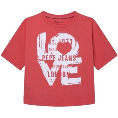 T-shirt με κοντά μανίκια Pepe jeans PG502953 217 Red 4 χρονών T-shirt με κοντά μανίκια Pepe jeans PG502953 217 Red 4 χρονών