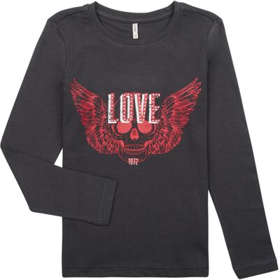 Μπλουζάκια με μακριά μανίκια Only KOGTENNA FIT L/S BOX TOP CS Black 12 ans Μπλουζάκια με μακριά μανίκια Only KOGTENNA FIT L/S BOX TOP CS Black 12 ans