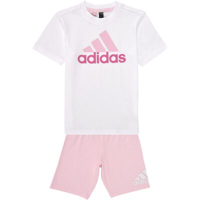Σετ από φόρμες adidas LK BL CO T SET Ροζ 7 / 8 ans Σετ από φόρμες adidas LK BL CO T SET Ροζ 7 / 8 ans