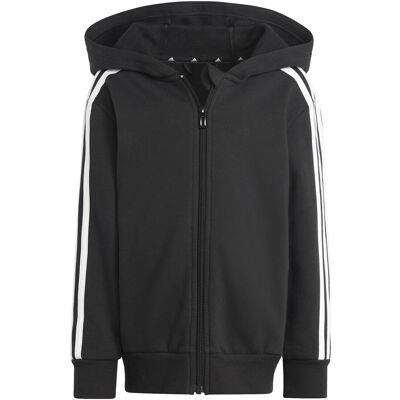 Ζακέτα adidas Essentials 3-Stripes Zip Hooded Jacket Black 5 / 6 ans Ζακέτα adidas Essentials 3-Stripes Zip Hooded Jacket Black 5 / 6 ans