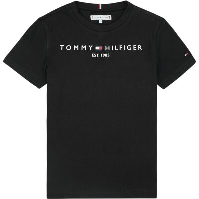 T-shirt με κοντά μανίκια Tommy Hilfiger ESSENTIAL TEE S/S Black 10 ans T-shirt με κοντά μανίκια Tommy Hilfiger ESSENTIAL TEE S/S Black 10 ans