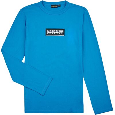 Μπλουζάκια με μακριά μανίκια Napapijri K S-CHAMOIS LS Μπλέ 12 ans Μπλουζάκια με μακριά μανίκια Napapijri K S-CHAMOIS LS Μπλέ 12 ans