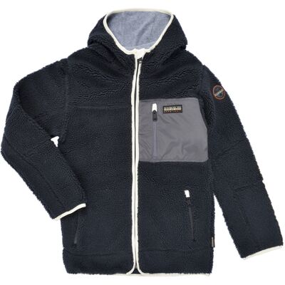 Fleece Napapijri K YUPIK FZH 3 Black 14 ans Fleece Napapijri K YUPIK FZH 3 Black 14 ans