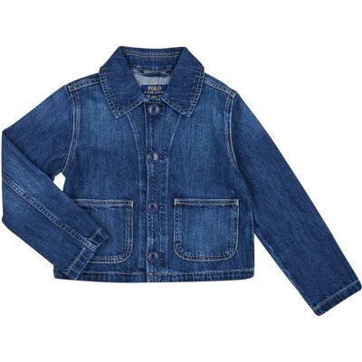 Τζιν Μπουφάν/Jacket Polo Ralph Lauren MOMIDNMJCKT-OUTERWEAR-FIELD JACKET Μπλέ 8 / 10 ans Τζιν Μπουφάν/Jacket Polo Ralph Lauren MOMIDNMJCKT-OUTERWEAR-FIELD JACKET Μπλέ 8 / 10 ans
