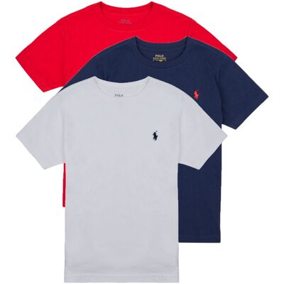 T-shirt με κοντά μανίκια Polo Ralph Lauren 3PKCNSSTEE-SETS-GIFT BOX SET Multicolour 8 ans T-shirt με κοντά μανίκια Polo Ralph Lauren 3PKCNSSTEE-SETS-GIFT BOX SET Multicolour 8 ans