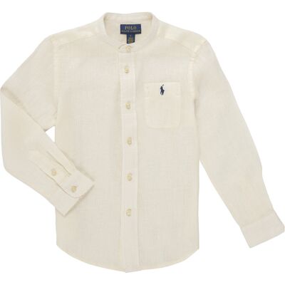 Πουκάμισο με μακριά μανίκια Polo Ralph Lauren POSTBOY BAND-SHIRTS-SPORT SHIRT Άσπρο 5 ans Πουκάμισο με μακριά μανίκια Polo Ralph Lauren POSTBOY BAND-SHIRTS-SPORT SHIRT Άσπρο 5 ans