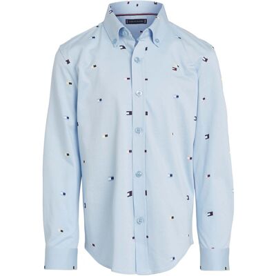 Πουκάμισο με μακριά μανίκια Tommy Hilfiger Flag Printed Regular Shirt Ls Marine 16 χρονών Πουκάμισο με μακριά μανίκια Tommy Hilfiger Flag Printed Regular Shirt Ls Marine 16 χρονών