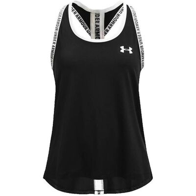 Αμάνικα/T-shirts χωρίς μανίκια Under Armour Débardeur Ua Knockout Pour Fille Black Extra Small Αμάνικα/T-shirts χωρίς μανίκια Under Armour Débardeur Ua Knockout Pour Fille Black Extra Small
