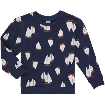 Παιδική Φούτερ Petit Bateau με Εκτύπωση Πλοίου - Παιδική Παιδική Φούτερ Petit Bateau με Εκτύπωση Πλοίου - Παιδική