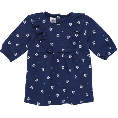 Κοντά Φορέματα Petit Bateau BANOU Marine 18 mois Κοντά Φορέματα Petit Bateau BANOU Marine 18 mois