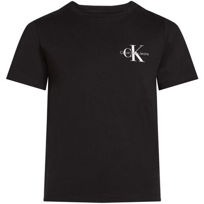 T-shirts & Polos Calvin Klein Jeans Chest Monologo Ss Black 10 χρονών T-shirts & Polos Calvin Klein Jeans Chest Monologo Ss Black 10 χρονών