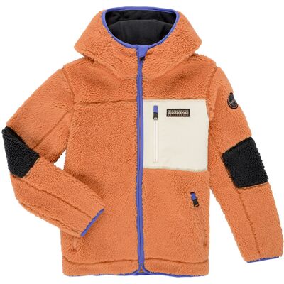 Fleece Napapijri K YUPIK FZH 3 Orange 10 ans Fleece Napapijri K YUPIK FZH 3 Orange 10 ans