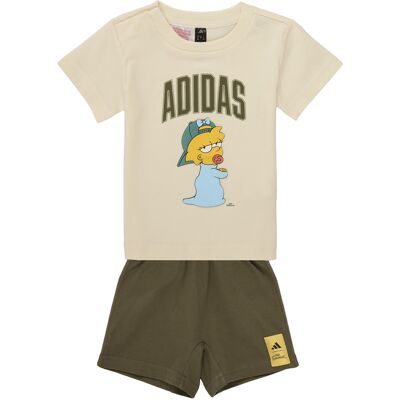 Σετ adidas The Simpsons Tee Set Kids Brown 0 / 3 mois Σετ adidas The Simpsons Tee Set Kids Brown 0 / 3 mois