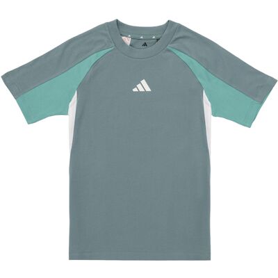 T-shirt με κοντά μανίκια adidas Seasonal Essentials Colorblock T-Shirt Kids Green 11 / 12 ans T-shirt με κοντά μανίκια adidas Seasonal Essentials Colorblock T-Shirt Kids Green 11 / 12 ans