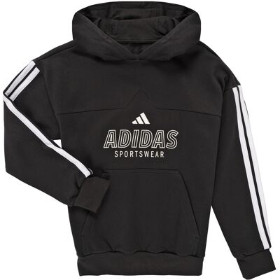 T-shirt με κουκούλα adidas House of Tiro Fleece Hoodie Kids Black 15 / 16 ans T-shirt με κουκούλα adidas House of Tiro Fleece Hoodie Kids Black 15 / 16 ans