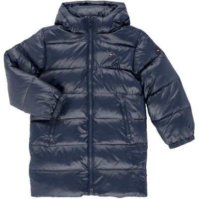 Χοντρό Μπουφάν Tommy Hilfiger ESSENTIAL LONG DOWN JACKET Μπλέ 12 ans Χοντρό Μπουφάν Tommy Hilfiger ESSENTIAL LONG DOWN JACKET Μπλέ 12 ans