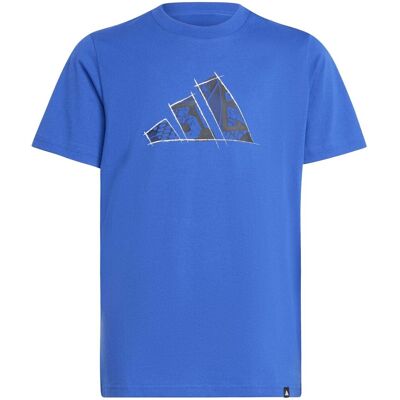T-shirts & Polos adidas J C Photo Tee Μπλέ 7 / 8 ετών T-shirts & Polos adidas J C Photo Tee Μπλέ 7 / 8 ετών