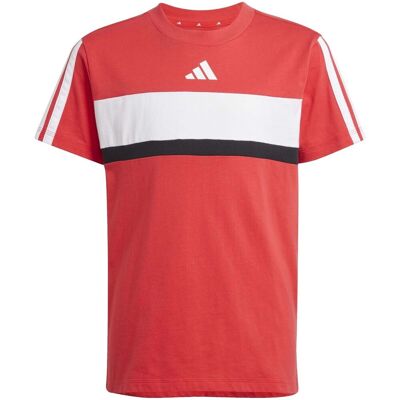 T-shirts & Polos adidas J 3S Tib T Red 7 / 8 ετών T-shirts & Polos adidas J 3S Tib T Red 7 / 8 ετών