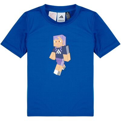 T-shirt με κοντά μανίκια adidas ADIDAS MINECRAFT TRAINING T-SHIRT Μπλέ 4 / 5 ans T-shirt με κοντά μανίκια adidas ADIDAS MINECRAFT TRAINING T-SHIRT Μπλέ 4 / 5 ans