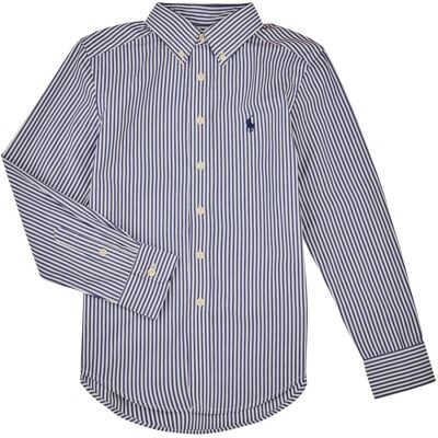 Πουκάμισο με μακριά μανίκια Polo Ralph Lauren LS BD-SHIRTS-SPORT SHIRT Μπλέ 14 / 16 ans Πουκάμισο με μακριά μανίκια Polo Ralph Lauren LS BD-SHIRTS-SPORT SHIRT Μπλέ 14 / 16 ans