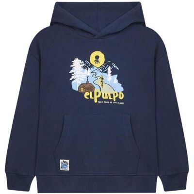 T-shirt με κουκούλα Elpulpo 17030228746720 Μπλέ 10 χρονών T-shirt με κουκούλα Elpulpo 17030228746720 Μπλέ 10 χρονών