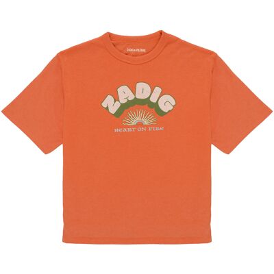 T-shirt με κοντά μανίκια Zadig & Voltaire X60539 Orange 14 ans T-shirt με κοντά μανίκια Zadig & Voltaire X60539 Orange 14 ans