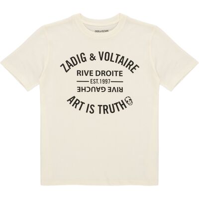 T-shirt με κοντά μανίκια Zadig & Voltaire X60628 Άσπρο 10 ans T-shirt με κοντά μανίκια Zadig & Voltaire X60628 Άσπρο 10 ans