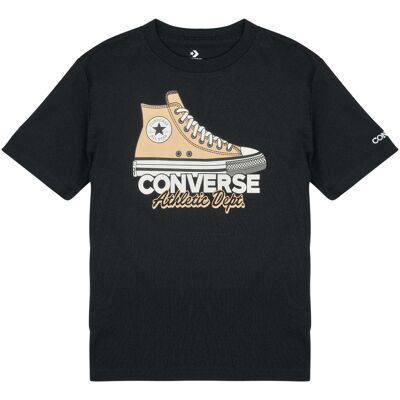T-shirt με κοντά μανίκια Converse CNV SNKR GFX TEE Black 13 / 15 ans T-shirt με κοντά μανίκια Converse CNV SNKR GFX TEE Black 13 / 15 ans
