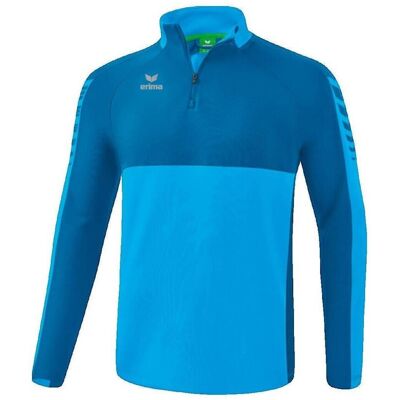 Ζακέτα Erima Sweat Six Wings Trainingtop Μπλέ Small Ζακέτα Erima Sweat Six Wings Trainingtop Μπλέ Small