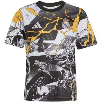 T-shirt με κοντά μανίκια adidas Real Preshi Y Άσπρο 15 / 16 χρονών T-shirt με κοντά μανίκια adidas Real Preshi Y Άσπρο 15 / 16 χρονών