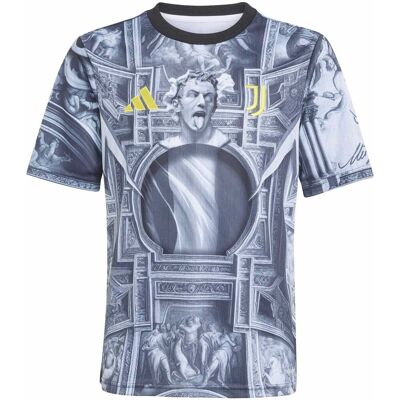 T-shirt με κοντά μανίκια adidas Juve Preshi Y Black 7 / 8 ετών T-shirt με κοντά μανίκια adidas Juve Preshi Y Black 7 / 8 ετών