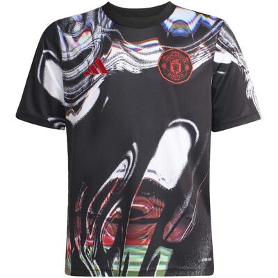 T-shirt με κοντά μανίκια adidas Mufc Preshi Y Black 15 / 16 χρονών T-shirt με κοντά μανίκια adidas Mufc Preshi Y Black 15 / 16 χρονών