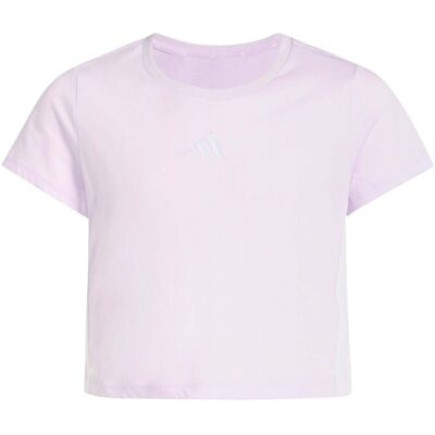 T-shirt με κοντά μανίκια adidas Jg 3S Baby Tee Violet 9 / 10 ετών T-shirt με κοντά μανίκια adidas Jg 3S Baby Tee Violet 9 / 10 ετών