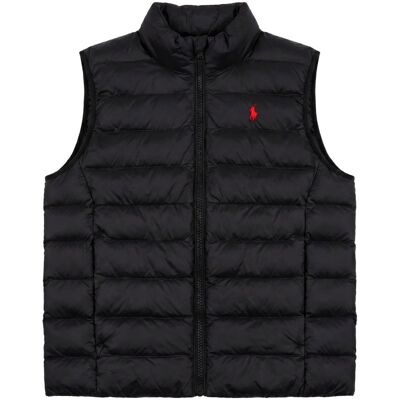 Χοντρό μπουφάν Polo Ralph Lauren WOVEN-PUFFER-VEST Black 8 ans Χοντρό μπουφάν Polo Ralph Lauren WOVEN-PUFFER-VEST Black 8 ans