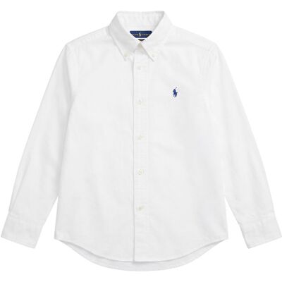 Πουκάμισο με μακριά μανίκια Polo Ralph Lauren LS BD PPC-SHIRTS-SPORT SHIRT Άσπρο 8 ans Πουκάμισο με μακριά μανίκια Polo Ralph Lauren LS BD PPC-SHIRTS-SPORT SHIRT Άσπρο 8 ans