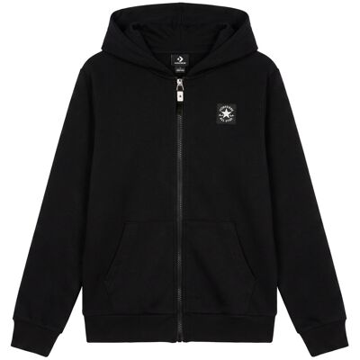 T-shirt με κουκούλα Converse VARCITY ZIP FRONT HOODIE Black 8 / 10 ans T-shirt με κουκούλα Converse VARCITY ZIP FRONT HOODIE Black 8 / 10 ans