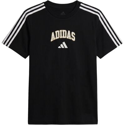 T-shirt με κοντά μανίκια adidas COLLEGIATE GRAPHIC T-SHIRT JUNIOR Black 7 / 8 ans T-shirt με κοντά μανίκια adidas COLLEGIATE GRAPHIC T-SHIRT JUNIOR Black 7 / 8 ans