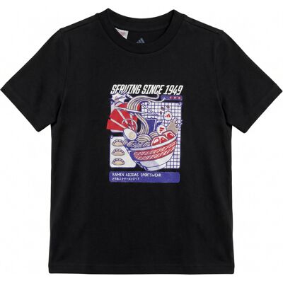 T-shirt με κοντά μανίκια adidas RAMEN GRAPHIC T-SHIRT JUNIOR Black 9 / 10 ans T-shirt με κοντά μανίκια adidas RAMEN GRAPHIC T-SHIRT JUNIOR Black 9 / 10 ans