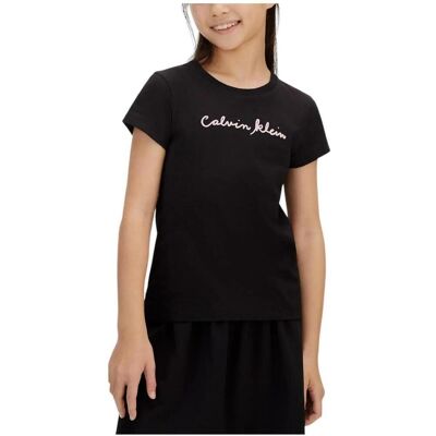 T-shirt με κοντά μανίκια Calvin Klein Jeans LVCKSJA17GBEH Black 4 χρονών T-shirt με κοντά μανίκια Calvin Klein Jeans LVCKSJA17GBEH Black 4 χρονών