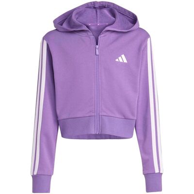T-shirt με κουκούλα adidas Jg 3S Ft Fz Cro Violet 7 / 8 ετών T-shirt με κουκούλα adidas Jg 3S Ft Fz Cro Violet 7 / 8 ετών
