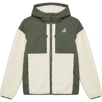 Μπουφάν K-Way LE VRAI 4.0 SAMSON ORSETTO Beige 10 ans Μπουφάν K-Way LE VRAI 4.0 SAMSON ORSETTO Beige 10 ans