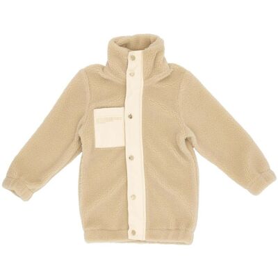 Fleece Leone 1947 Girl Hoody Jacket Sherpa Chic Girl Brown 4 χρονών Fleece Leone 1947 Girl Hoody Jacket Sherpa Chic Girl Brown 4 χρονών