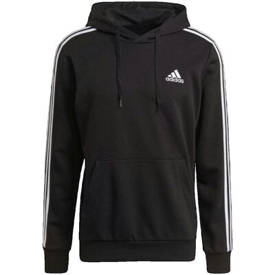 T-shirt με κουκούλα adidas Sweat à capuche Essentials 3-Stripes noir Black Small T-shirt με κουκούλα adidas Sweat à capuche Essentials 3-Stripes noir Black Small