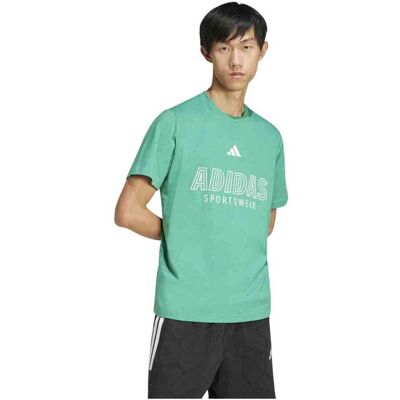 T-shirt με κοντά μανίκια adidas 077-50579425755475 Green Extra Small T-shirt με κοντά μανίκια adidas 077-50579425755475 Green Extra Small