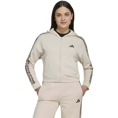 Fleece adidas Jg An 3S Ft Fz Beige 9 / 10 ετών Fleece adidas Jg An 3S Ft Fz Beige 9 / 10 ετών
