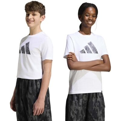 T-shirts & Polos adidas J Camo T Άσπρο 9 / 10 ετών T-shirts & Polos adidas J Camo T Άσπρο 9 / 10 ετών