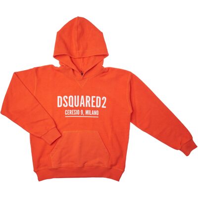 Κόκκινο Φούτερ με Κουκούλα Dsquared2 - Φούτερ Κόκκινο Φούτερ με Κουκούλα Dsquared2 - Φούτερ